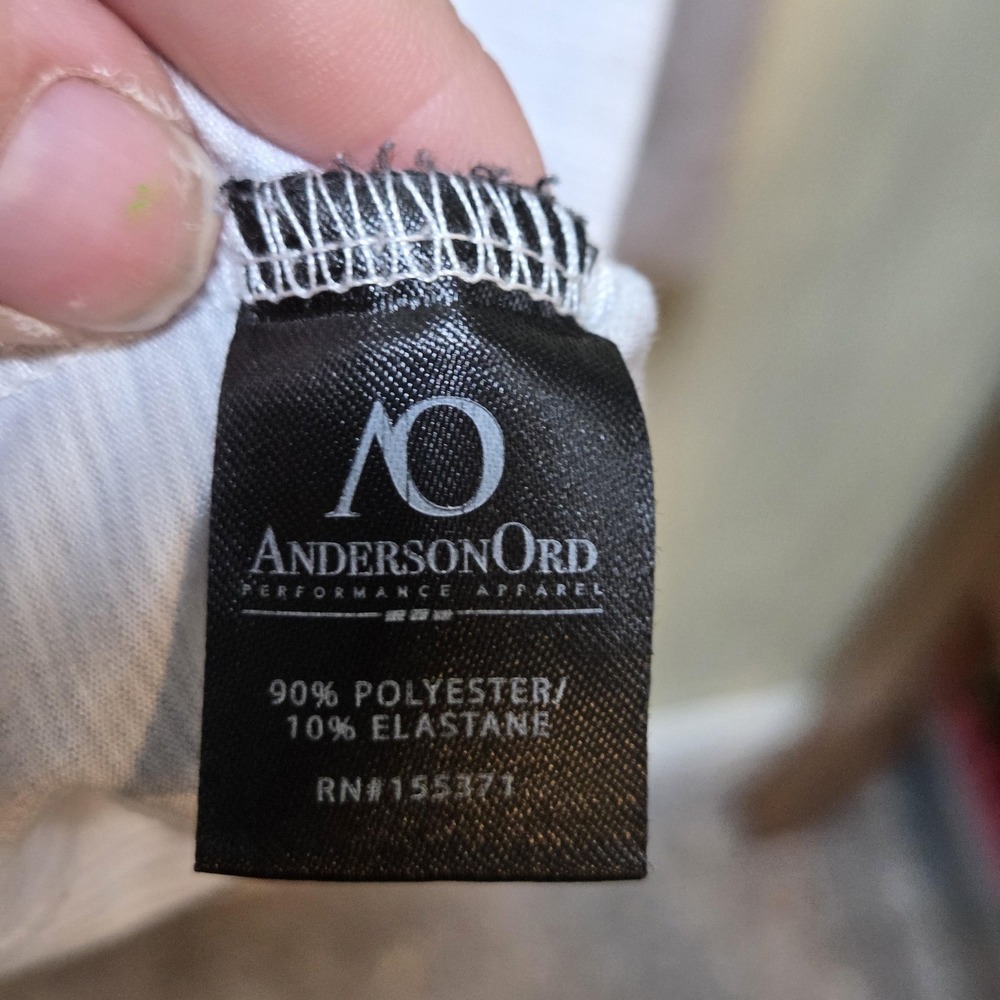 AndersonOrd Pullover Mens XL Gray 1/4 Zip Long Sleeve World Golf Village - Picture 7 of 9